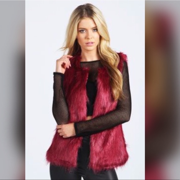 Boohoo Jackets & Blazers - Boohoo faux fur gilet